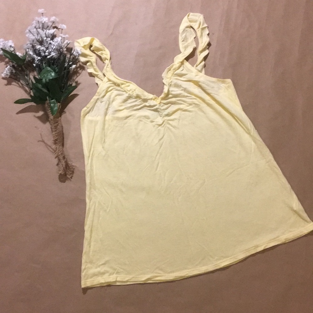 Old Navy soft yellow tank